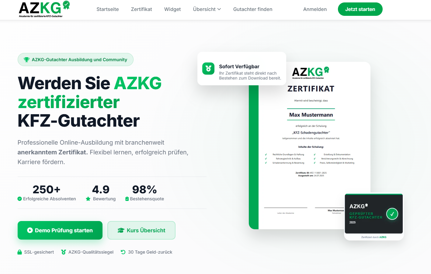 AZKG Startseite